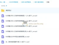 刘璐初三语文中考密训班（2025全国通用版）