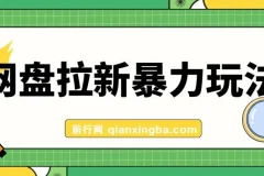 全网首发：网盘拉新玩法，会录屏就能赚钱
