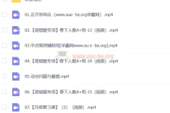 李爽初二数学A+春季班下课程