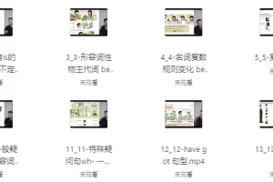 英语语法精讲课程