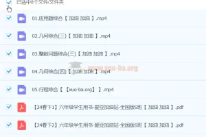 2024春下六年级数学S班课程（史乐）