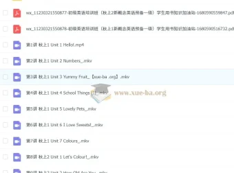 幼升一小学英语：新概念英语预备一级课程（闫舒月）