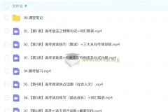 张亮2025高三高考英语全年一二轮暑秋寒春课程