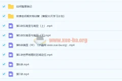 林萧高二地理寒假班课程（9讲完结带讲义）