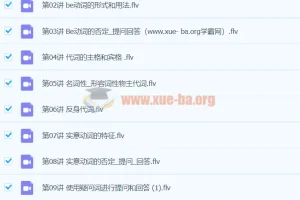 小学英语语法入门50课视频讲解