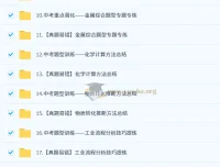 陈潭飞初三化学中考培训班（春下·全国版·A+）