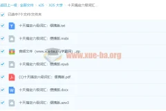 《十天搞定六级词汇：便携版》