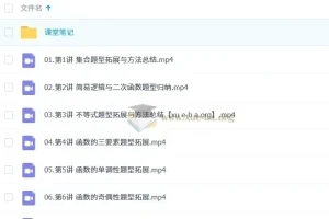 祖少磊2026高一数学一轮A+尖端暑假班及秋季班课程