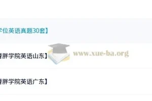 曹胖老师学位英语课程