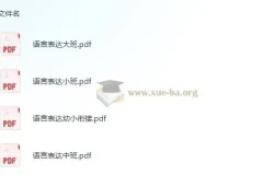 学前语言表达小中大班幼小衔接资料