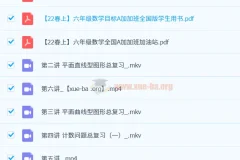 六年级数学目标班A++课程（史乐）