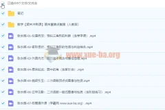 初三数学暑假尖端班课程（张永辉）