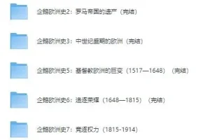 有声书《企鹅欧洲史系列》8册全集