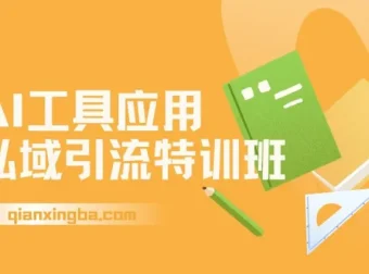 AI工具应用私域引流特训班：全流程掌握规则避坑、爆款选题与精准转化