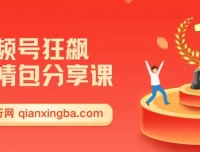 视频号狂飙表情包变现副业分享课：一条龙玩法揭秘