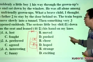 刘飞飞9次课高效突破初二英语完形填空