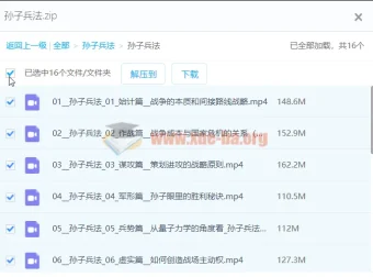 《孙子兵法》13篇视频讲解