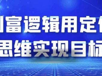 【创富逻辑：用定位思维实现目标】