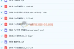 刘庆涛小学六年级数学寒假班课程