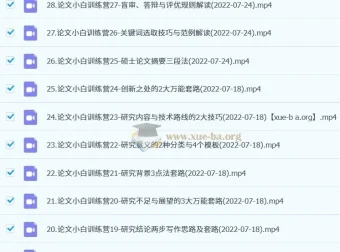 张博士硕士毕业论文小白训练营（第8期）