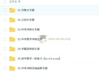 状元数学刘校长初中数学基础与拔高课程合集
