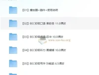 BEC商务英语初级考证辅导课程全集