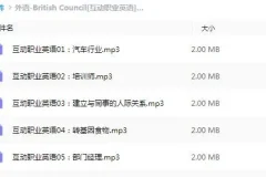 有声书《British Council 互动职业英语》全30集 – Joyce