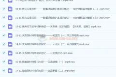 小恒学长Ernesto提分觉醒之作文55+作文全套上分系统课