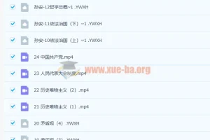 2023高三高考政治孙安课程（第一、二阶段）