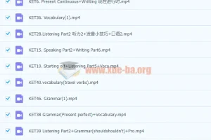 米粒妈KET精讲课程