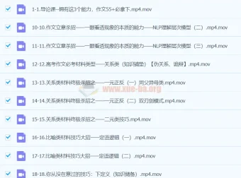 小恒学长Ernesto提分觉醒之作文55+作文全套上分系统课