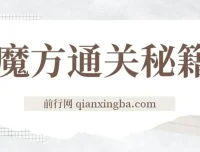 魔方通关秘籍：被忽略的蓝海项目，低成本高利润