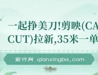 一起挣美刀！国际版剪映（CAPCUT）拉新，35米一单的新蓝海项目