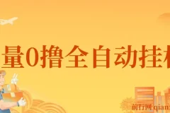 批量零撸全自动挂机网赚项目：单机日赚3 – 5元