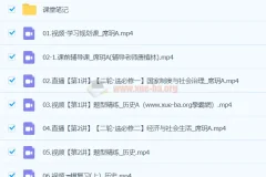 席玥2024高三高考历史二轮精讲春季A班课程