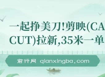 一起挣美刀！国际版剪映（CAPCUT）拉新，35米一单的新蓝海项目