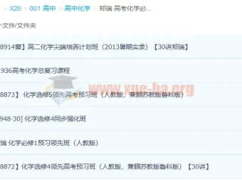郑瑞高考化学必修选修合集课程