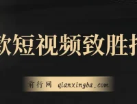 爆款短视频致胜招法课程：掌握技巧，瞬间起飞