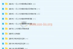 朱韬初二暑假数学竞赛预习领先班课程10讲带讲义