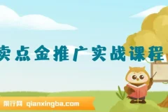 外卖点金推广实战课程：全流程讲解