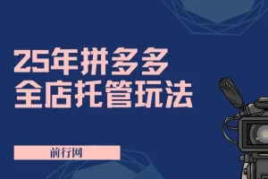 2025年拼多多全店托管玩法：矩阵动销裂变低风险盈利新手秘籍