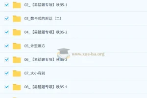 陈丽初中数学初三秋上数理思维自主学习课程（北师大版3期）