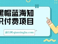 黑帽蓝海知识付费项目：黑帽培训技术资源合集