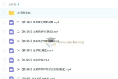 2025高中高一化学康冲全年课程