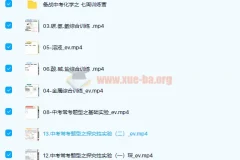 张立琛初三化学春季系统班课程