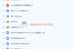 王泽龙初一寒假数学系统班课程