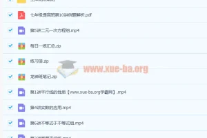 王泽龙初一寒假数学系统班课程