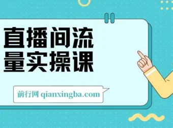 直播间流量实操课：机制拆解、算法洞察与引流策略，掌握流量运营核心逻辑