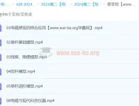 高二物理张展博春季班课程