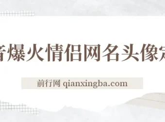 抖音爆火情侣网名头像定制项目，简单易操作，轻松盈利